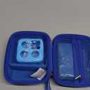 YouKnow Hard Case and Silicone Cover for Yoto Mini Player, Kids Audio Music Accessory with Card Case Holder for up to 10 Cards (Blue)