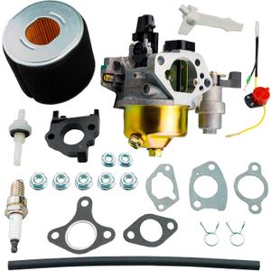Ruma Adjustable Carburetor Air filter Kit for Honda GX340 GX390 GX420 11HP 13HP 16HP Engine Harbor Freight Predator 420cc Engine and Power Equipment