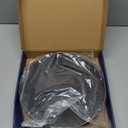 13" Oak Bathroom Vanity Tray Turntable for Perfume Candle, Round Wooden Decorative Tray for Kitchen Sink Countertop Organizer, Bathroom Counter Organizer for Skincare Makeup, Farmhouse Black Gold