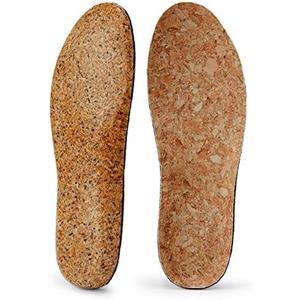 Nature Cork Arch Support Insoles for Men and Women Shoe Inserts Orthotic Inserts Flat Feet Foot - Plantar Fasciitis Orthotic Insoles for Arch Pain High Arch - Boot Insoles (Women 7.5-8 / Men 7-7.5)