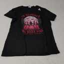 in October We Wear Pink Witch Breast Cancer Awareness Girl T-Shirt, Size: Small