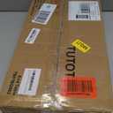 TUTOTAK Small Side Table, Narrow End Table, Skinny Sofa Table, Slim Nightstand, Couch Table, Living Room, Bed Room, Greige TB01BG062 (2-Tier7.9"D x 15.8"W x 22.5"H)