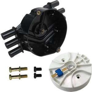 Universal Ignition Distributor Cap Rotor Kit 10452458 10452457 Fit for Comes with Screws Auto Accessorie 10452458