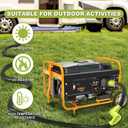 3 Prong 30 Amp RV Generator Adapter, NEMA L5-30P Twist Lock Male Plug to NEMA TT-30R Female,Outdoor Ower Equipment Suitable for RV Trailer Camper,Heavy Duty STW 10 AWG, ETL Listed (12 Inch)