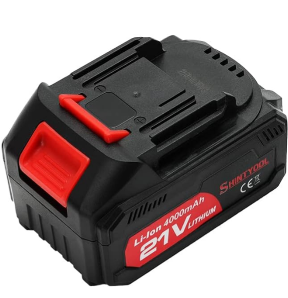21v Lithium Battery - 4.0 Ah Battery with Charger Adapter Led Indicator Compatible with Leaf Blower