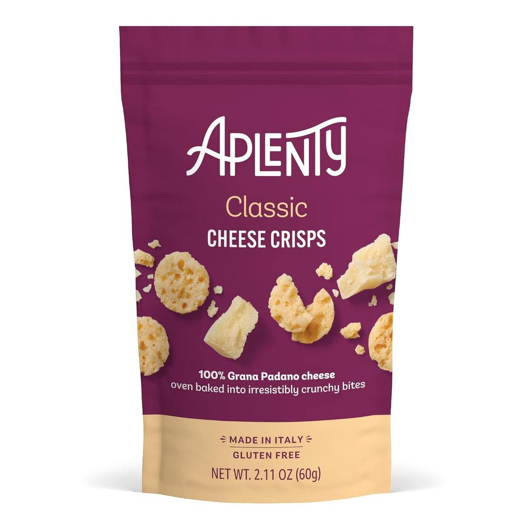 Amazon Brand, Aplenty Classic Cheese Crisps, 2.11 Oz (EXP 09/04/26)