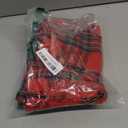 AQOTHES Pack of 2 Christmas Plaid Decorative Throw Pillow Covers Scottish Tartan Cushion Case for Farmhouse Home Holiday Decor Red and Green, 20 x 20 Inches