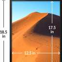 LaVie Home 13x18 Picture Frame for Wall Display, 13x18 Black Picture Frame with HD Plexiglas, 13 x 18 Poster Frame 1 Pack, Display Frame for Vertical or Horizontal, Classic Collection