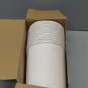 Hoolerry 15 Pack 85 oz Paper Bucket Cardboard Food Bucket Bulk Disposable Food Container for Birthday Party, Wedding, Baby Shower, Event Gather Party Supplies (White)