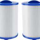 Spa Replacement Filter,pww50 spa Filter,for Viking spa Filter,6ch940 Filter,Unicel 6CH-940,817-0050,Filbur FC-0359,25252,378902,03FIL1400,1 1/2 inch SAE Thread Screw in Filter,2 Pack