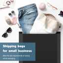 Famagic Poly Mailers, 100pc 14.5x19 Inch Shipping Bags, Large Chic Packaging Bags for Small Business, Tearproof Mailing Envelopes for Clothing Supplies, Boutique, Self Seal Mailers Poly Bags Black