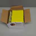 TahoeBay Blank Beer Can Cooler Sleeves Bulk Sublimation Blanks for Vinyl Plain Collapsible Foam Can Sleeves Coolers for Soda Cans and Bottles Custom Drink Holder Assorted Solid Color (Yellow)