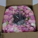 Wreaths, Tulip Wreath, 24 Inch Wreath for Front Door, Spring Wreaths with Metal Hanger, for Summer and Winter, Indoors,Outdoors, corridors, Offices. (Pink)