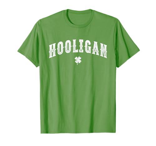 Hooligan - St Patricks Day Irish Vintage Ireland T-Shirt 2XL