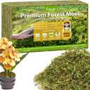 Legigo 1.3LBS Premium Forest Moss for Plants, 25 QT Natural Green Sphagnum Moss for Potted Plants, Dried Orchid Moss Potting Mix, Soft Real Moss Decorative for Houseplants Orchids Succulents Reptiles