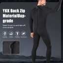 Niksa Men Wetsuit 3/2mm, SBR Neoprene Full Wet Suit YKK Back Zip for Surfing Swimming Diving Water Sports XX-Large