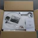 52" Ceilling Fan with Light Chandelier Fan Modern DC Motor Dimmable Led Fandelier Ceiling Fan with Light for Bedroom, Living Room (Silver)