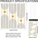 Shower Curtain Set Bathroom Shower Curtain Set with Shower Curtain and Non-Slip Rug Enduring Shower Curtain Waterproof for Bathroom
