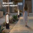 Landscape Path Light, Aluminum 8W 720LM Luxury LED Lighting, 32 Inches Modern Outdoor Bollard Lighting for Lawn, Patio, Courtyard and Driveway Decoration, 32" Tall AC 100-240V