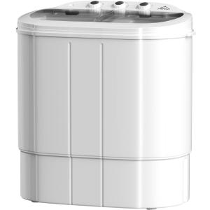 TOREAD Portable Small Washing Machine, 13.5Lbs Mini Compact Washer and Spinner Combo, 2 in 1 Apartment Washers with Twin Tub for Laundry, Dorms, College, RV, Camping