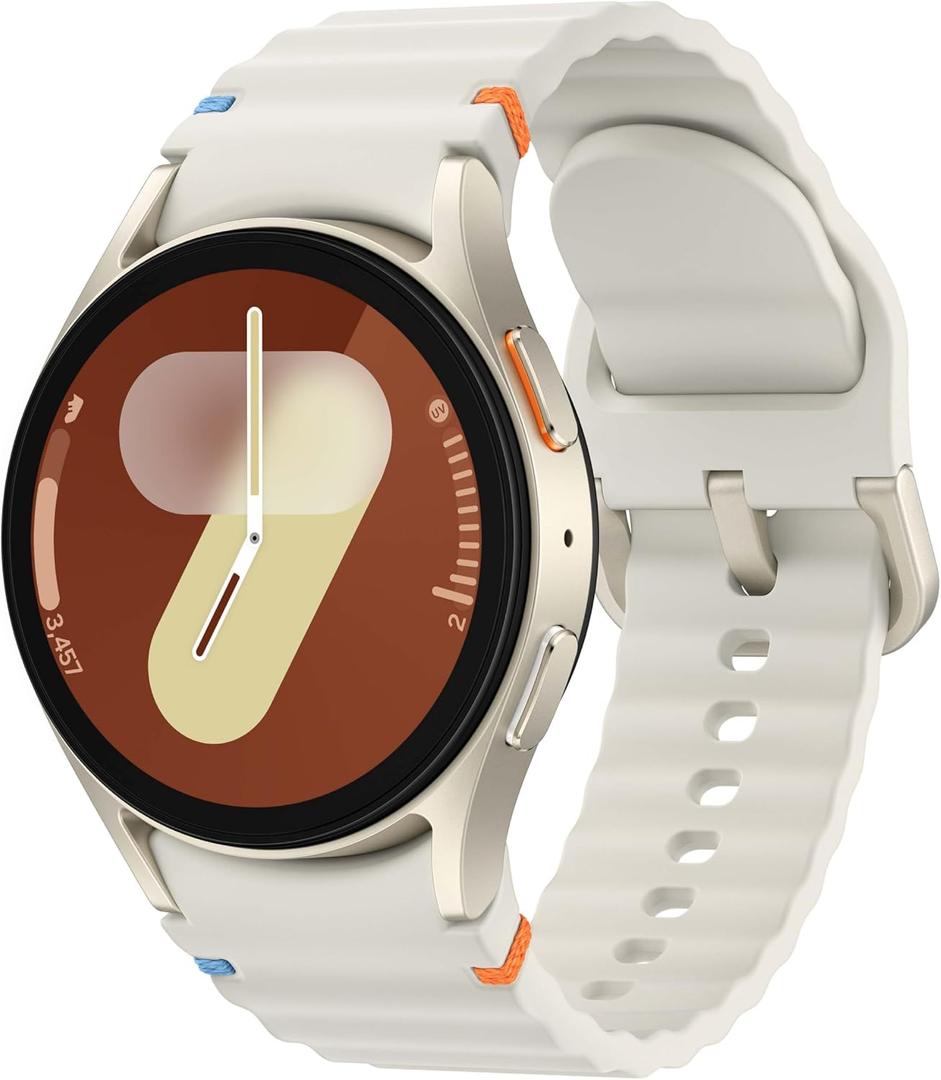 Samsung Galaxy Watch 7 40mm Bluetooth AI Smartwatch w/Energy Score, Wellness Tips, Heart Rate Tracking, Sleep Monitor, Fitness Tracker, 2024, Cream, US Version