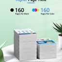 68 Ink Cartridge 2-Pack (1 Black, 1 Tri-Color) Compatible for HP 68 for Envy 6100e, 6500e Series Printers (6152e, 6155e, 6552e, 6555e, 6558e)