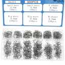 DGZZI 900PCS 6 Kinds Car Bumper Plastic Welding Machine Special Welding Nail Set Box Welding Staples for Bumpers Dashboard Light Socket Radiator Repair