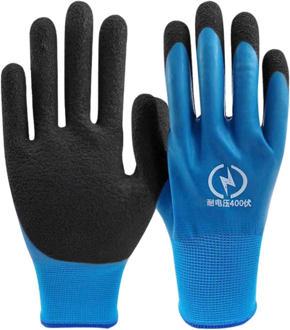 Electrician Gloves,400V Voltage Resistance Insulated Work Glove,360 Insulation and Waterproof Gloves,Flame Retardant Insulation Safety Glove,Insulating,Flexible and Anti Slip
