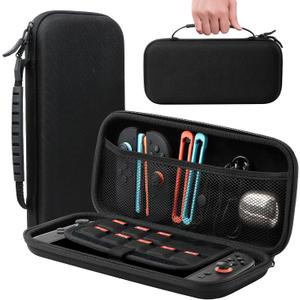 BRHE Switch 2 Carry Case Compatible with Nintendo Switch 2 Console,Large Capacity Switch 2 Travel Case, Portable Hard Switch 2 Travel Bag for Console & Accessories