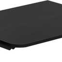 HOOBRO Folding Table, Wall Mounted Floating Desk with Iron Bracket, Drop Leaf Table for Small Spaces, Kitchen, Laundry Room, Home, Office, Black BK054BZ01