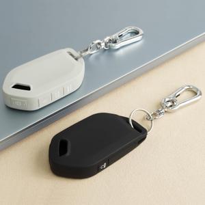 TANDRIVE 5-Button Key Fob Cover for Kia 2026 Sportage / 2025-2026 K4 K5 / 2022-2026 Telluride / 2024-2026 Sorento, Silicone, 2-Pack, Black and Gray