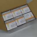 Frosted E26 LED Edison Bulb 8W Equivalent 75 Watt A15 Light Bulb Warm White 2700K Dimmable E26 Led Bulb for Ceiling Fan,Wall sconces,Refrigerator,Desk lamp 800lm AC120V, 6 Pack