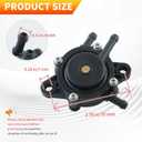 2 x WOTIAN Fuel Pump Compatible with Kohler 24 393 16-S 24 393 04-S BS 808656 808492 Kawasaki 49040-7001 Honda 16700-Z0J-003 Lawn Mower CH18-CH25 CV18-CV25 CH620-CH750 CV620-CV750 17hp-25hp Engine Parts