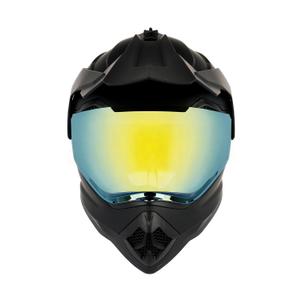 Orthrus Youth Dirt Bike Helmet DOT Kids Dual Sport Full Face Helmets (Black, S)