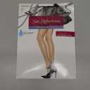 Hanes Silk Reflections Pantyhose Silky Sheer- Control Top- Reinforced Toe (Jet) E-F, 59 - 67in
