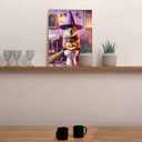 Walarky Halloween Paint by Numbers for Adults Capybara Painting Kits Art with Brushes Hallowmas Acrylic Pigment Wall Decor Unique Gift (Frameless) (16''x20''(Frameless))