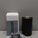 KIVY Vacuum Coffee Canister - Push Lid Preserves Coffee Aroma & Oil - Stainless Steel Airtight Coffee Canister - Container for Ground & Coffee Bean Storage - Coffee Storage Jar - Removes Excess Air (Medium, Black)