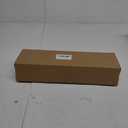 Amazon Basics Adjustable Curtain Rods for Windows, Round Finials, 1-Inch Rod, 36" to 72", Black, Pack of 1