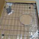 Serene Valley Sink Bottom Grid 19-1/16" x 13-5/8, Rear Drain with Corner Radius 3-1/2", Sink Protector NLW1914R, Medium