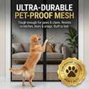 Premium Magnetic Screen Door, Heavy-Duty Reinforced Mesh, Ultra-Dense Weave, Smooth Auto-Close, Pets & Kids Hands-Free, No-Gap Seal