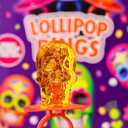 3 x Halloween Day of the Dead Sugar Skull Lollipop Rings, Dia De Los Muertos Individually Wrapped Candy, Box of 18 (EXP 10/15/25)