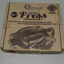 Victoria 8 Inches Cast Iron Tortilla Press, Roti Maker and Tortilladora, Pataconera Seasoned with Flaxseed Oil, Made in Colombia