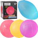 Fidget Toys Stress Balls for Kids & Adults - 4Pack Malt Sugar Squishy Fidget Toys, Slow Rise Gel Ball, Stretchy Squeeze Stress Relief Balls for Anxiety/Therapy/Classroom, Slow-Rise Sensory Toys