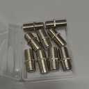 QDiShi 10 Pack Coaxial Cable Connector, RG6 Coax Cable Extender F-Type Silver Plated Adapter Female to Female for TV Cables, Satellite Receiver, VCR and Cable Modem