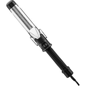 Bio Ionic Long Barrel Curling Iron with Moisture Heat Technology & NanoIonic MX Versatile Curling Wand - Multiple Barrel Sizes for Tight, Classic, Loose & Soft Curls, 1 Inch (Classic Curls), Black