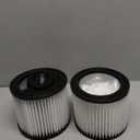 Zibopon 90398 Shop Vac Filters Replacement for Shop Vac Type AA Cartridge Filter 90398/118692, 9039800, 9039833(2 Pack), with 2 Foam Sleeve & 8 Pre-filter Bags