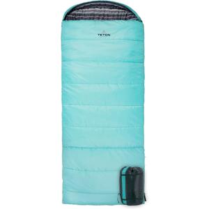 Teton Celsius Regular, 0F Degree Sleeping Bags, All Weather Bag for Adults and Kids, Camping Made Easy and Warm, Travel Sack Included, Left Zip