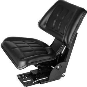 Universal Adjustable Black Tractor Suspension Seat for Massey Ferguson 230 231 234 234H 234S 235 240 245 250 254 255 Shock Absorbing Alloy Steel+PVC