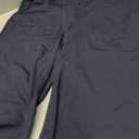 G4Free Capri Pants for Women 14" Knee Length Wide Leg Yoga Capris Dressy Casual Summer Crop Pants with Pockets (Large, Dark Navy)