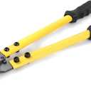 QWORK 4/0 Gauge Wire Cutter - Forged Steel Handle, Shear Action Cutter, 14" Stainless Steel Cable Cutter - Ideal for Battery & Welder Cables, Building Wiring, and SO Cord